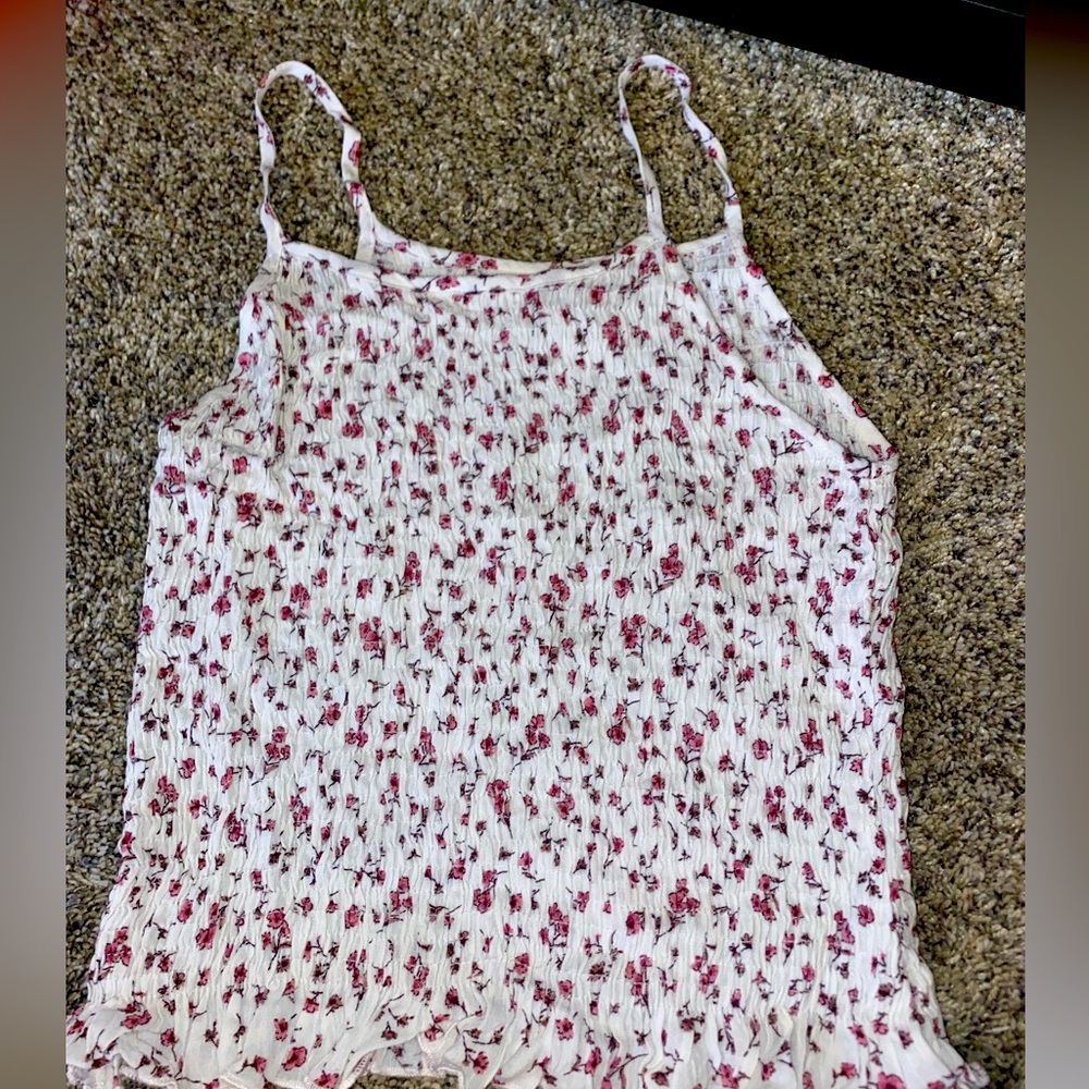 floral tank top